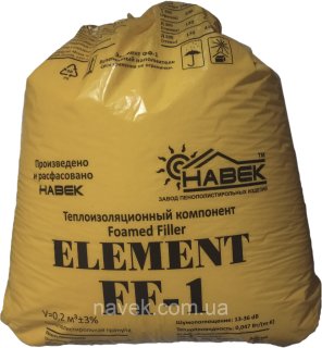 Крошка пенополистирольная