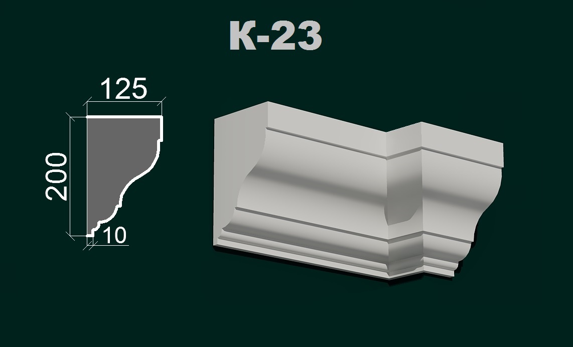 Фасадний карниз К 3