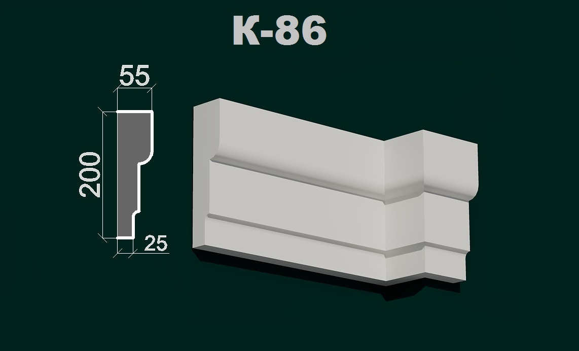 Фасадний карниз К 6