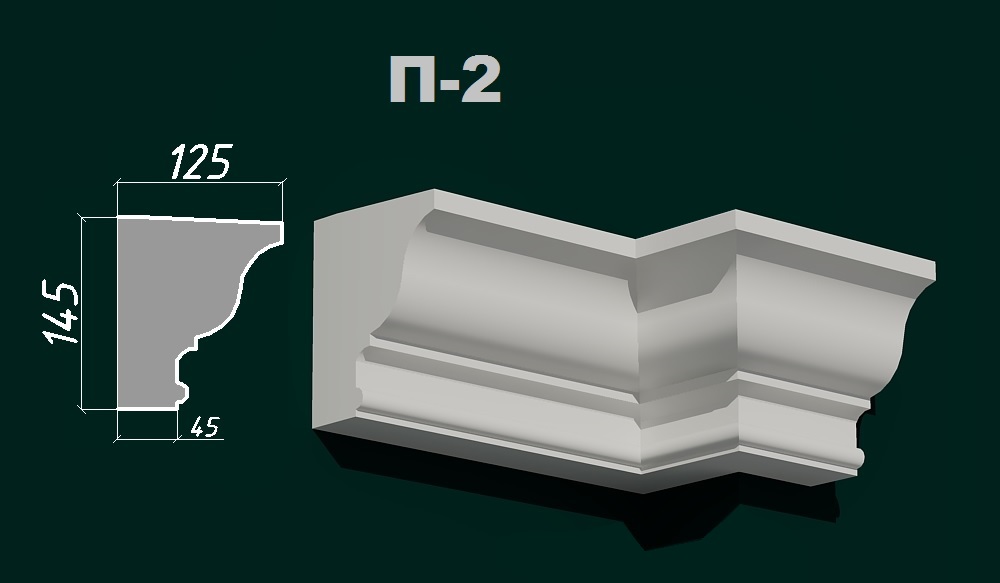 Подоконник П 2