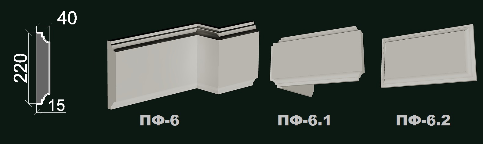 Фасадний карниз К 7